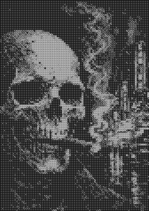Smoking Skull